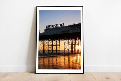 Brighton Beach Palace Pier Sunset