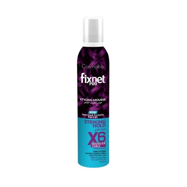 FIXNET PRO GLAMOUR VOLUME MOUSSE (300ml) x6