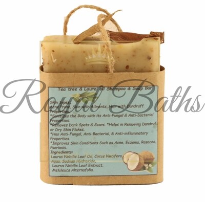 Royal Bath Tea tree &amp; Laurel Oil Shampoo &amp; Soap Bar
