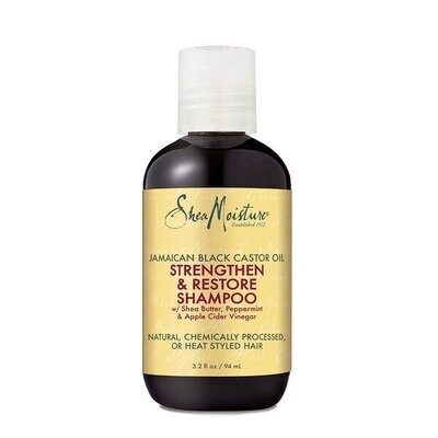 SheaMoisture, Jamaican Black Castor Oil, Strengthen & Restore Shampoo 95 ml