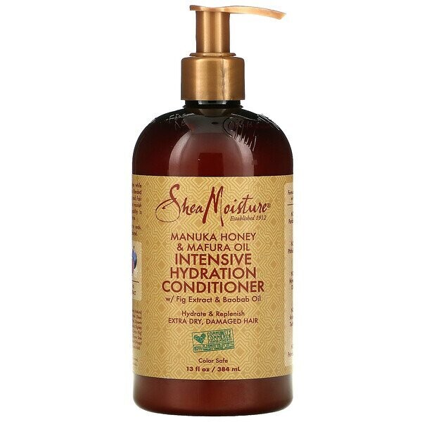 SheaMoisture, Intensive Hydration Conditioner, Manuka Honey &amp; Mafura Oil, 13 fl oz (384 ml)