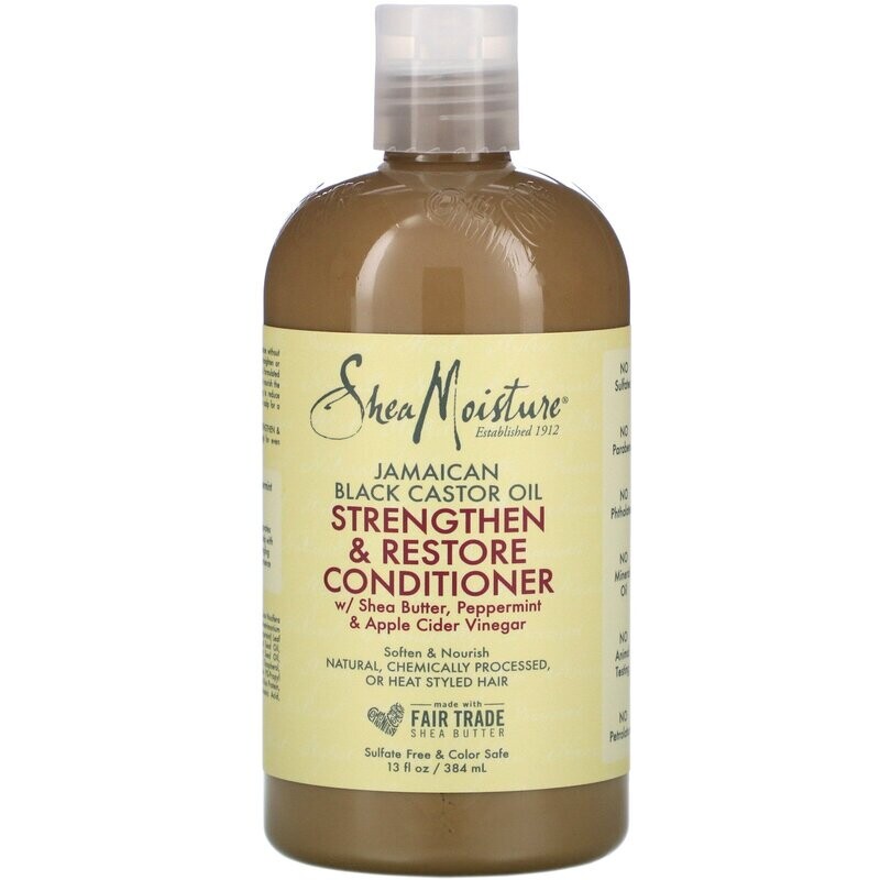 SheaMoisture, Jamaican Black Castor Oil Strengthen &amp; Restore Conditioner, 13 fl oz (384 ml)