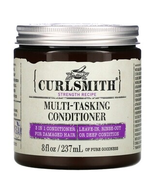 Curl Smith Multi-Tasking 3 In 1 Conditioner, For Damaged Hair, 8 fl oz (237 ml)