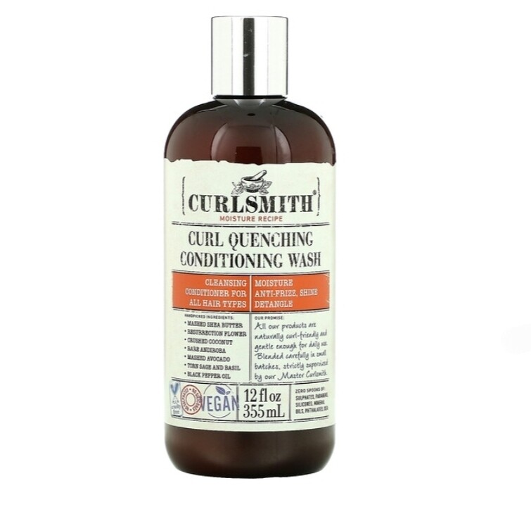 Curl smith Curl Quenching Conditioning Wash, All Hair Types, 12 fl oz (355 ml)