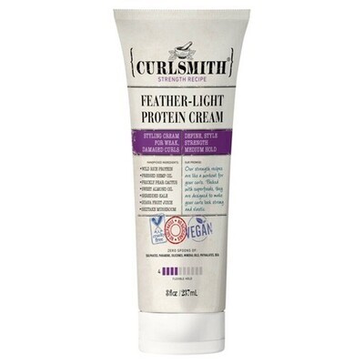 Curl smith, Feather-Light Protein Cream, 8 fl oz (237 ml)