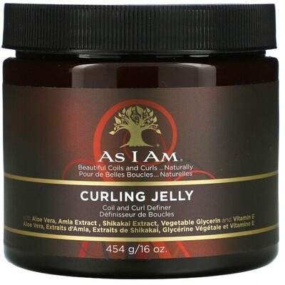 As I am , Classic, Curling Jelly, Coil And Curl Definer, 16 oz (456 g)