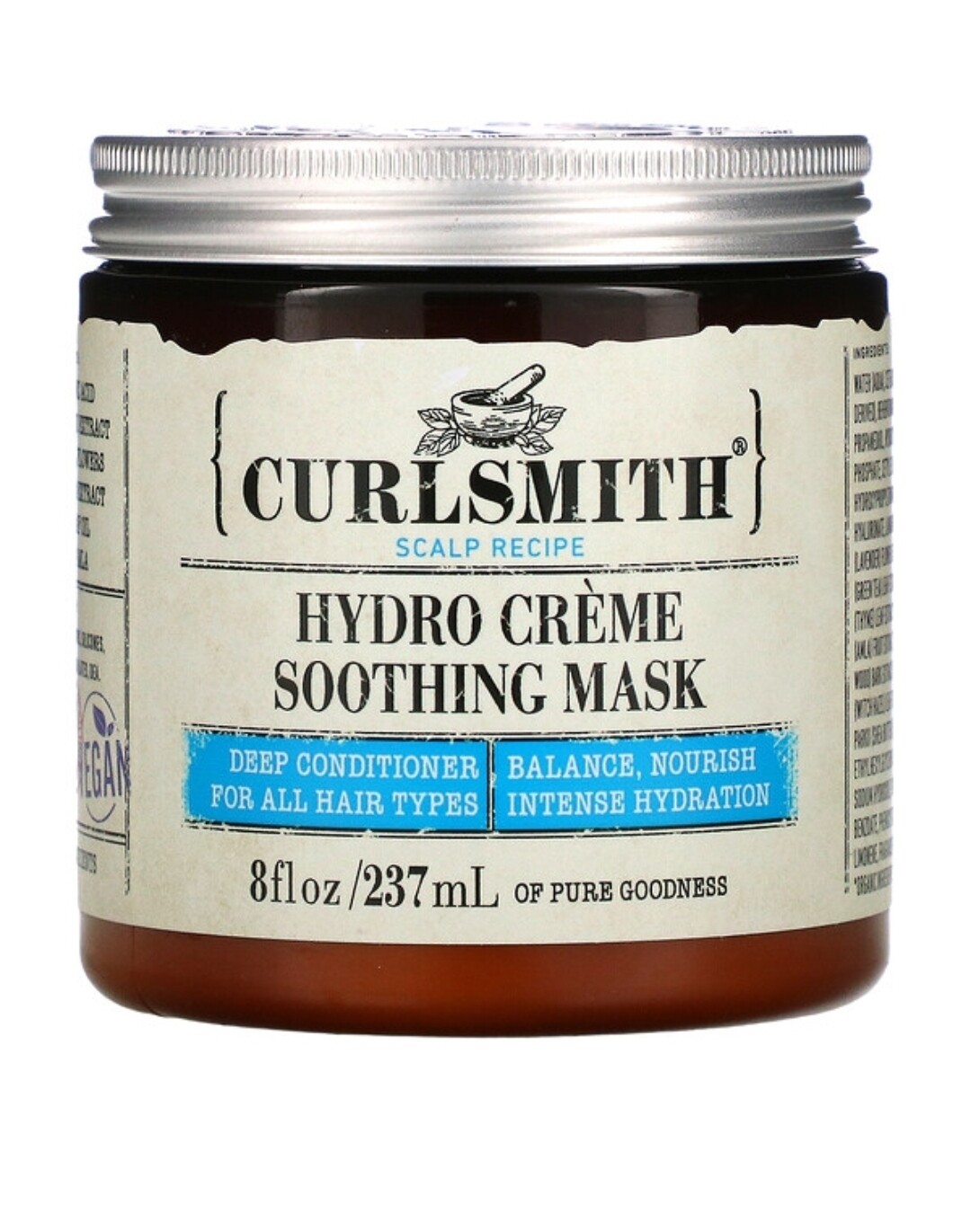 Curl Smith Hydro Creme Soothing Mask, 8 fl oz (237 ml)