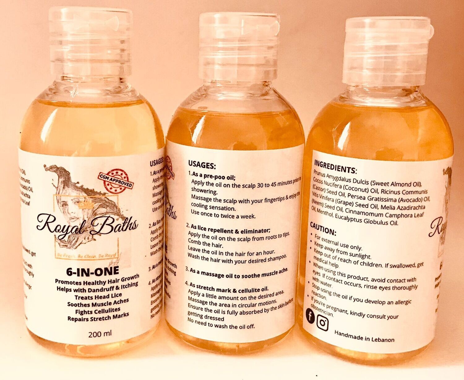 Royal baths 6 in 1 Oil