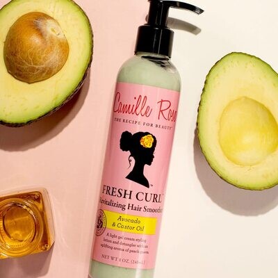 Camille Rose Fresh Curl Revitalizing Hair Smoother For coily, curly, wavy hair, 8.0 fl. oz.