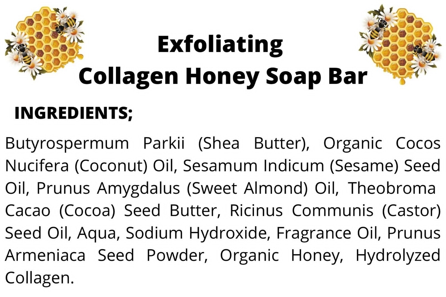 Royal Bath - Exfoliating Collage Honey Soap Bar