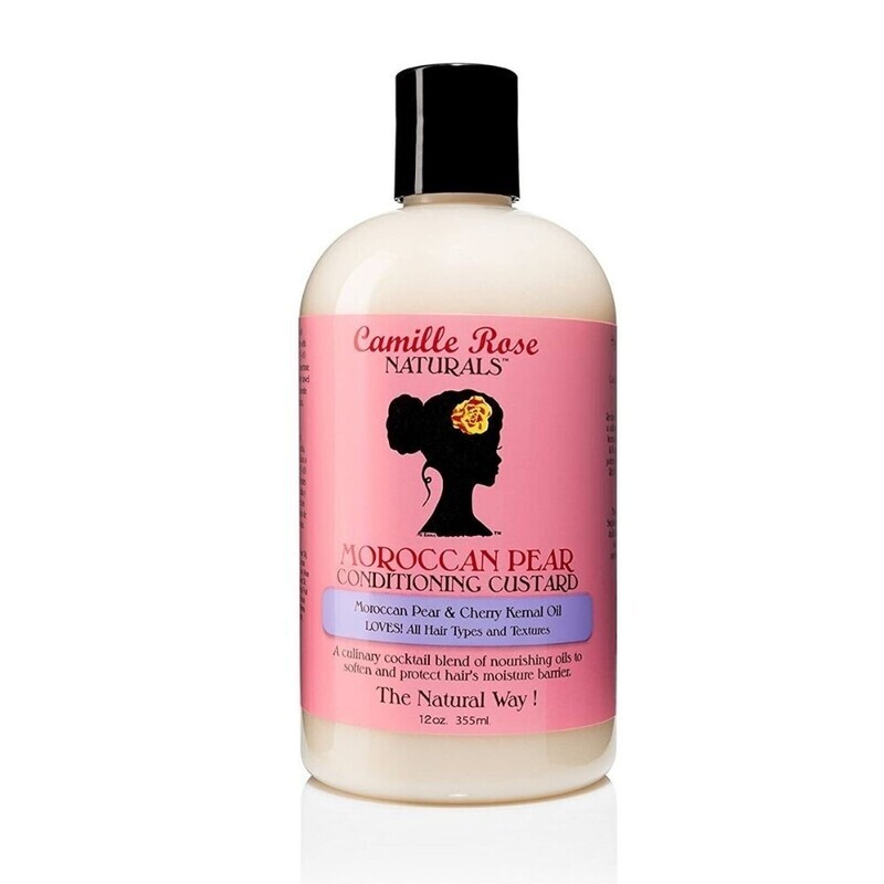 Camille Rose Moroccan Pear Conditioning Custard / Moroccan Pear &amp; Cherry Kernal Oil (12 oz.  355 mL.)