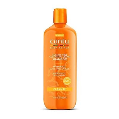Cantu, Shea Butter, Cleansing Cream Shampoo, For Natural Curls, Coils &amp; Waves, 13.5 fl oz (400 ml)