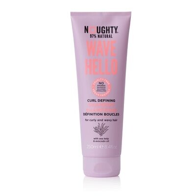 Noughty, Wave Hello, Curl Defining Shampoo, For Curly and Wavy Hair, 8.4 fl oz (250 ml)