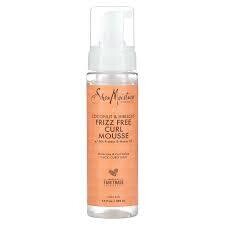 SheaMoisture, Frizz Free Curl Mousse, Coconut &amp; Hibiscus, 7.5 fl oz (222 ml)