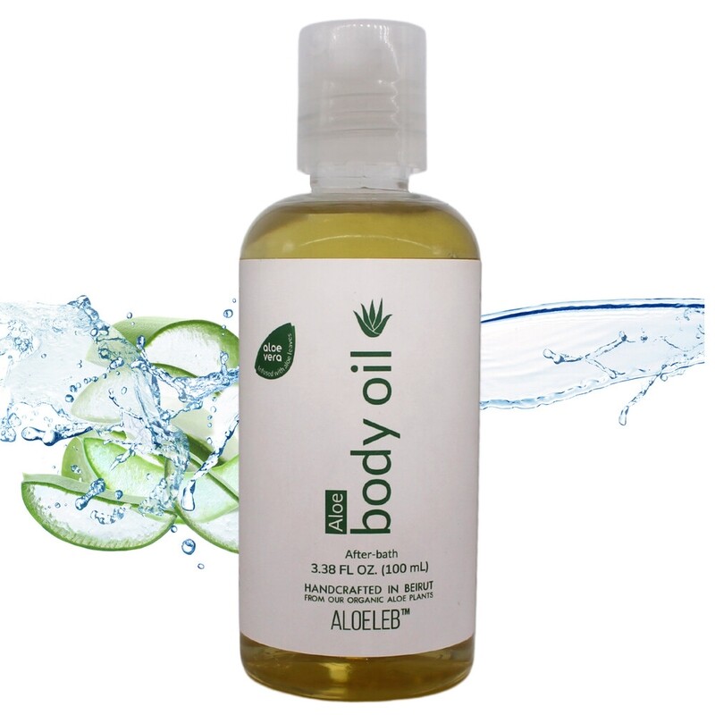 The AloeLab, After-Bath, Aloe Body Oil for DRY skin