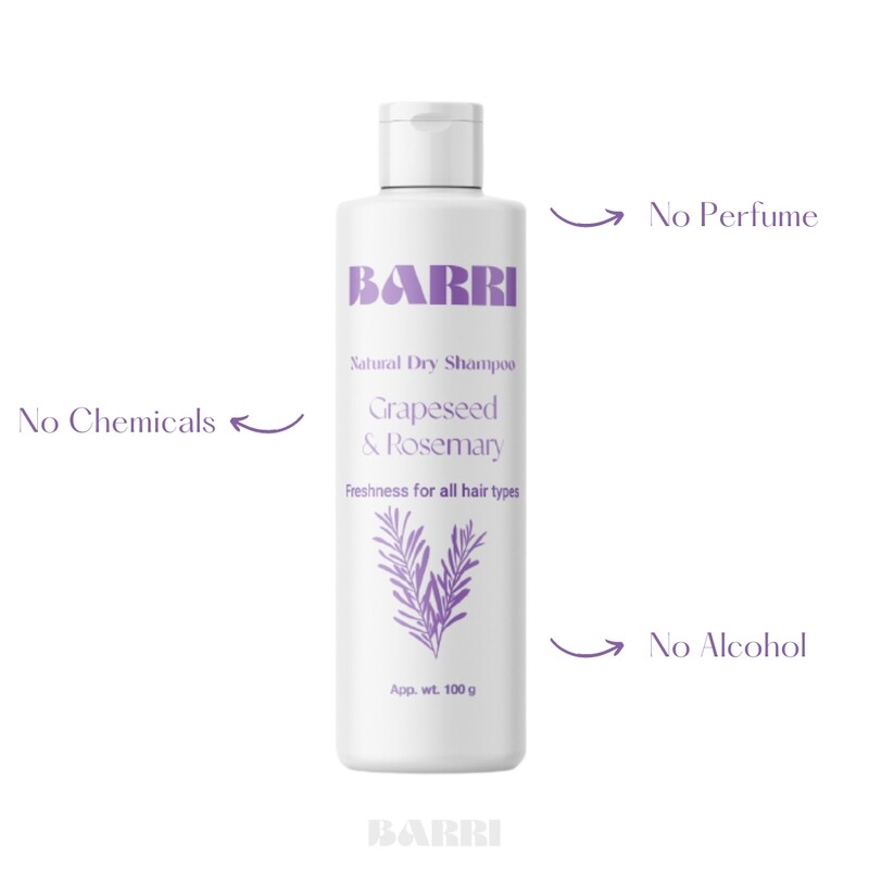 Barri Dry Shampoo Grape seed &amp; Rosemary