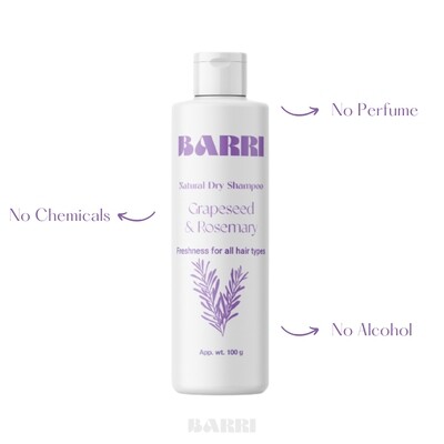 Barri Dry Shampoo Grape seed & Rosemary