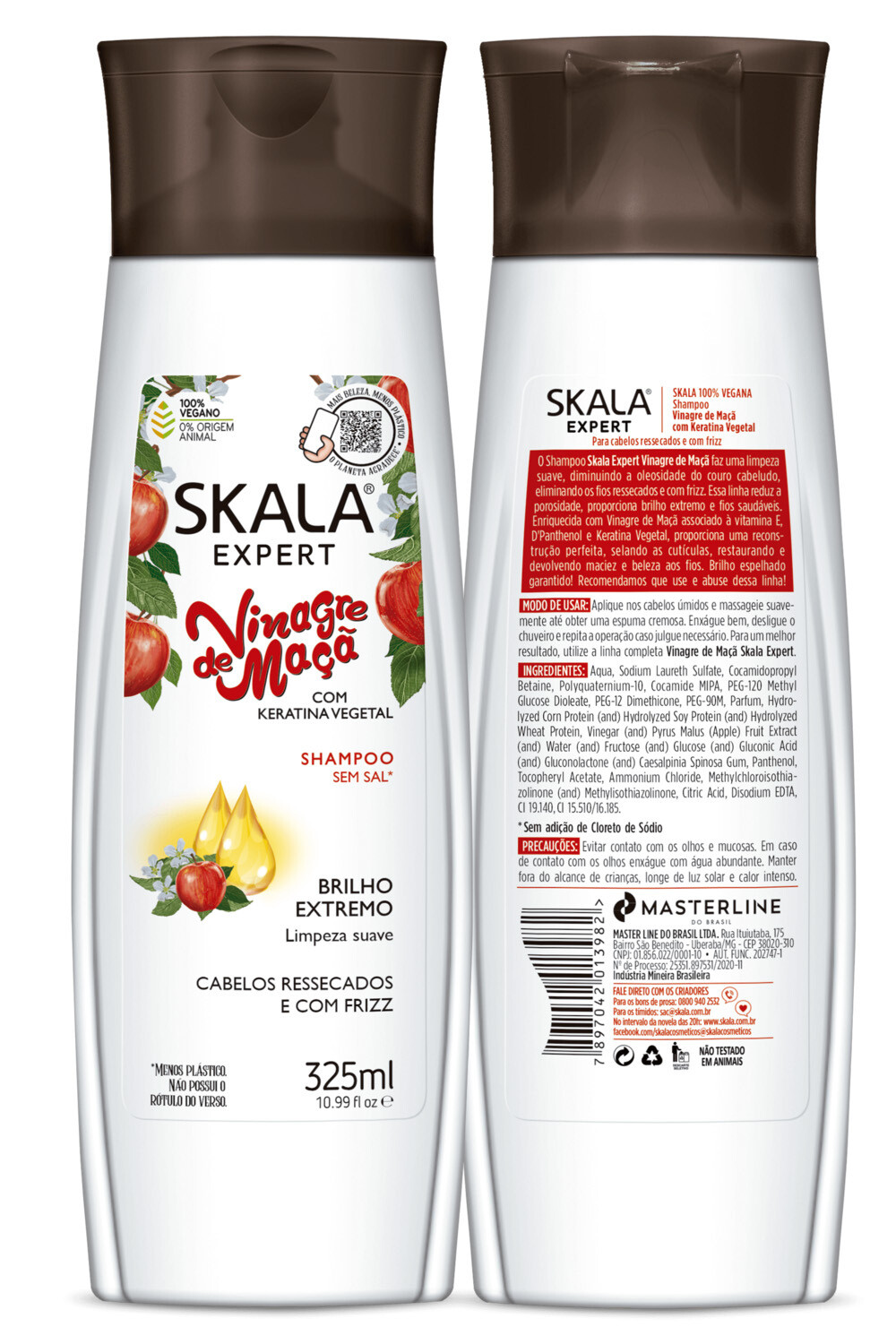 Skala Apple Vinegar with Vegetal Keratin Clarifying Shampoo