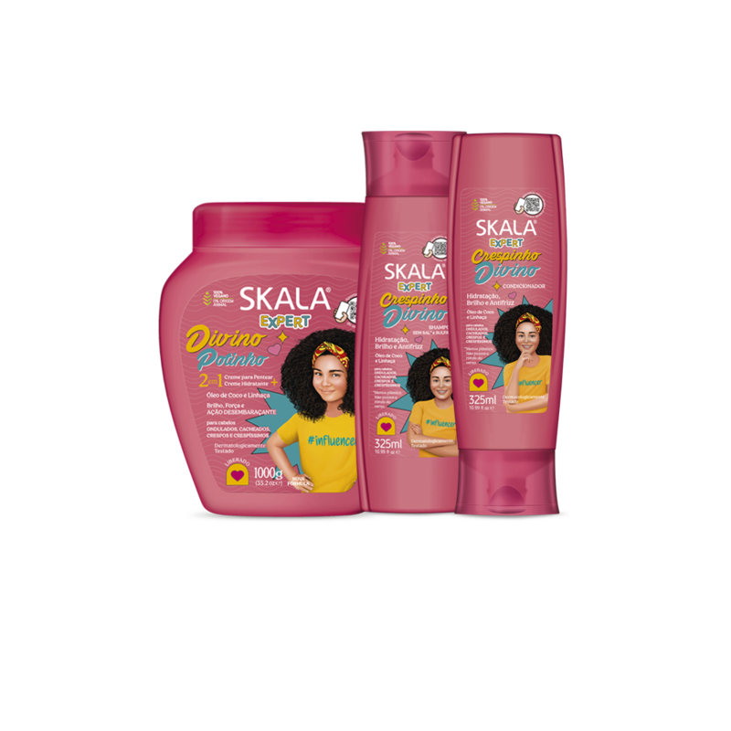 CURLY KIDS SKALA PACKAGE DIVINO POTINHO KIDS