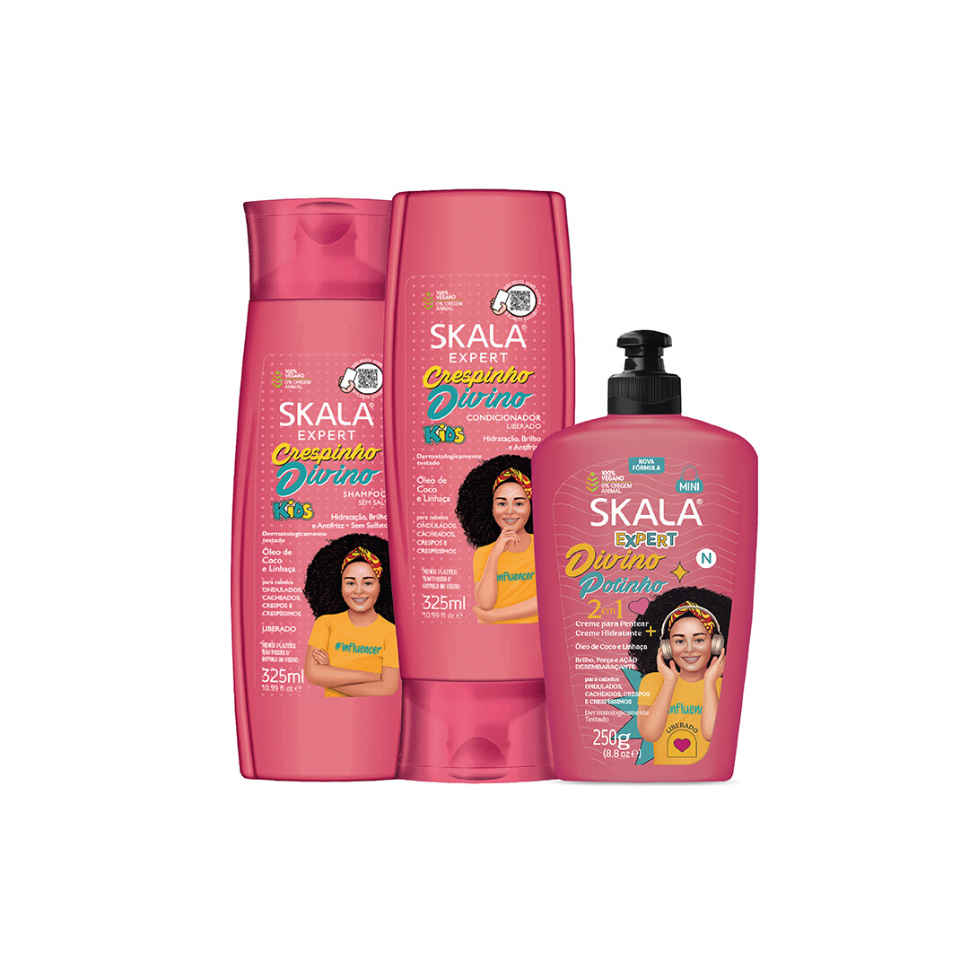 CURLY KIDS SKALA PACKAGE DIVINO POTINHO KIDS