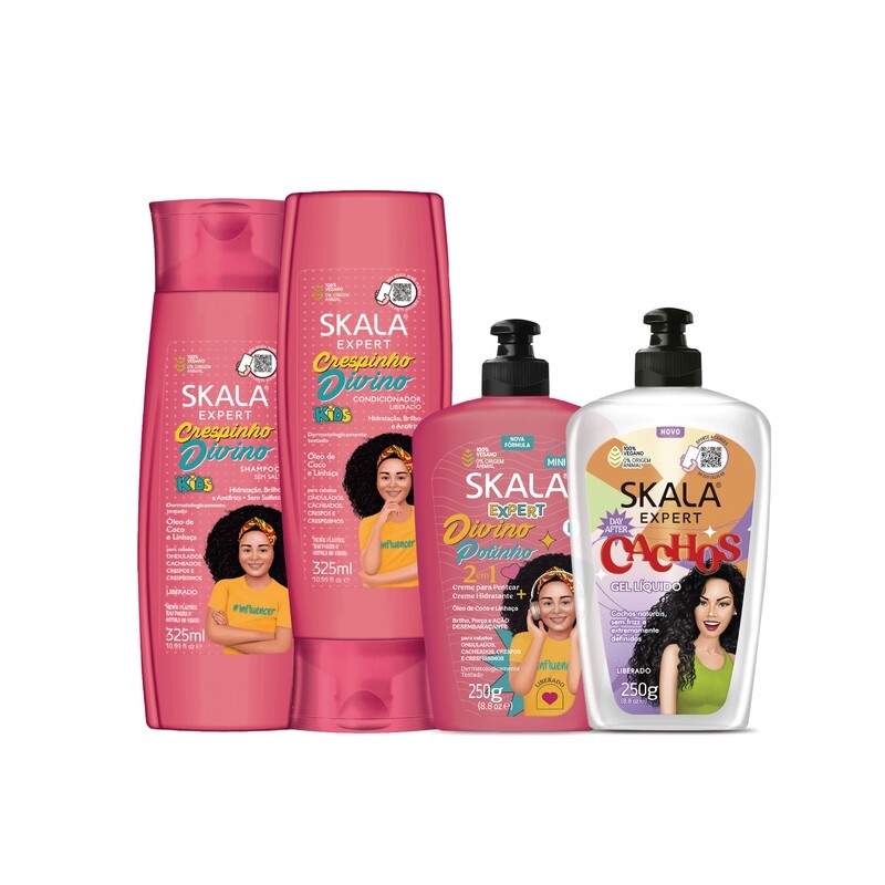 CURLY KIDS SKALA FULL PACKAGE  DIVINO POTINHO KIDS