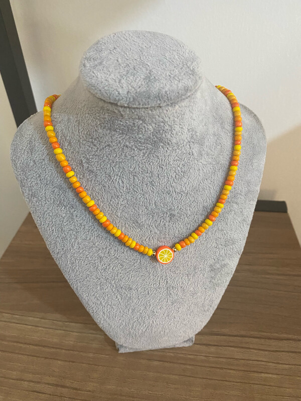 Orange Necklace