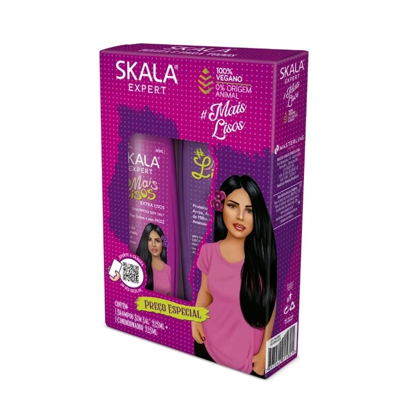 Skala Expert, Mais Lisos Shampoo &amp; Conditioner KIT 