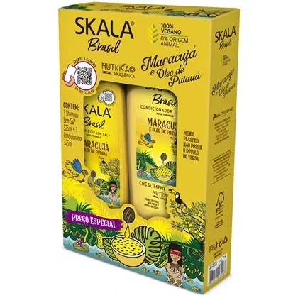 Skala Expert Passion Fruit and Patauá Oil Shampoo and Conditioner Kit