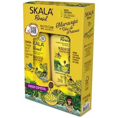 Skala Expert Passion Fruit and Patauá Oil Shampoo and Conditioner Kit