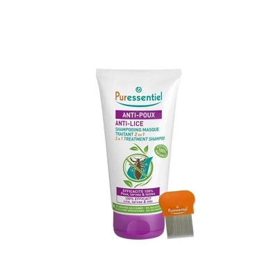 PURESSENTIEL
Head Lice 2-in-1 Treatment Shampoo 150 ml