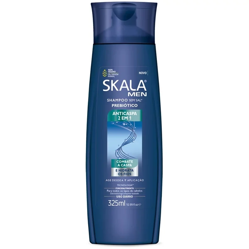 Skala Expert, Men clarifying Shampoo - Anti-Dandruff 2 in 1 325 mL