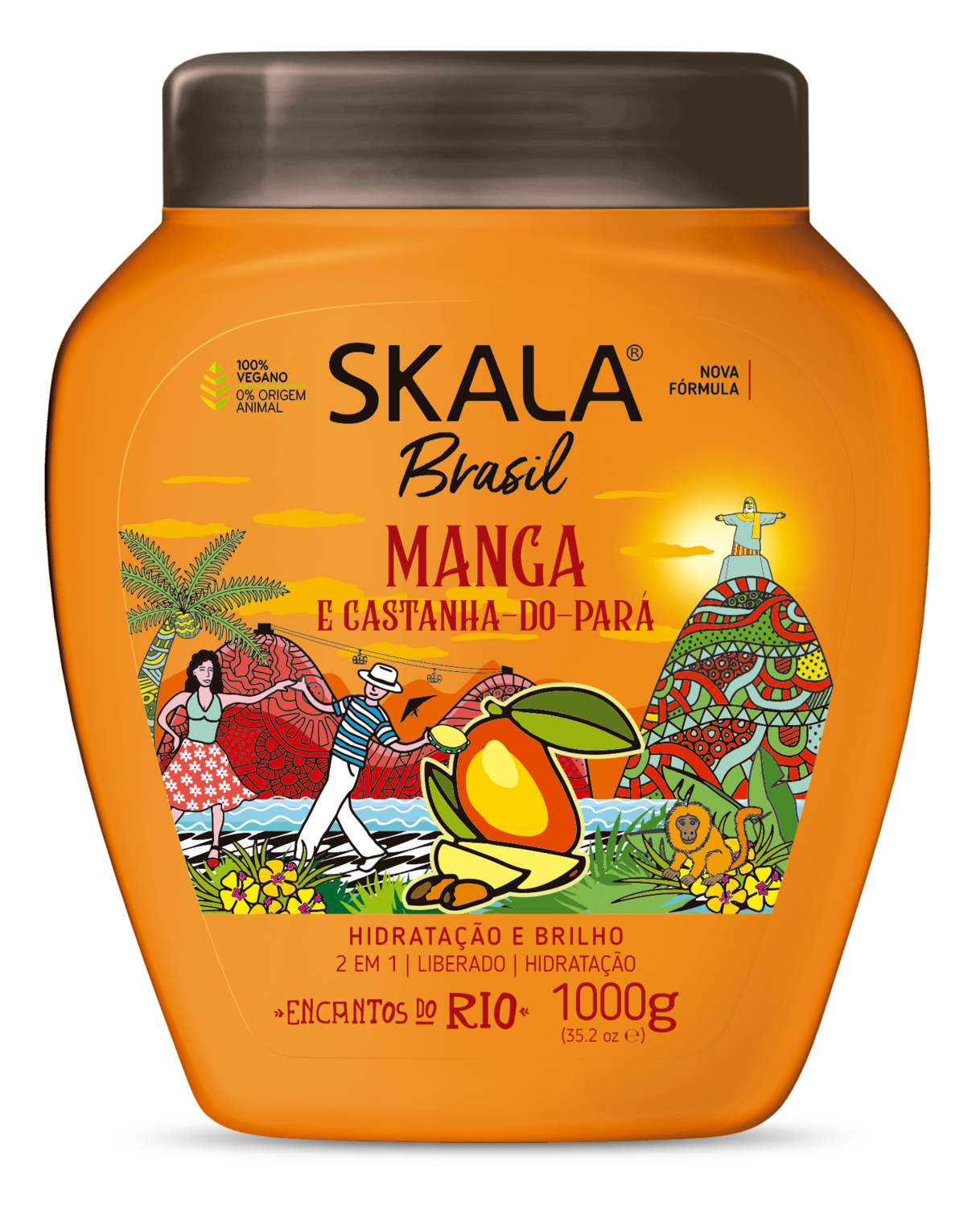 Skala 2 in 1 Brasil Mango and Nuts Mask/ Leave in Cream 1Kg