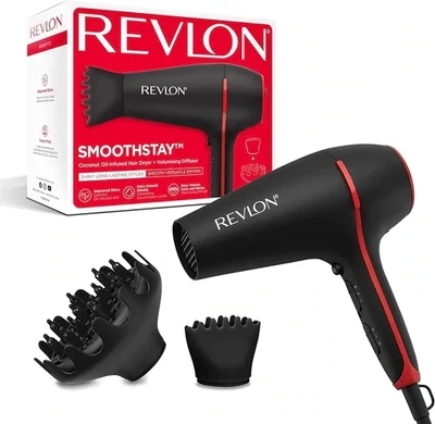 REVLON SmoothStay Coconut Oil-Infused Hair Dryer