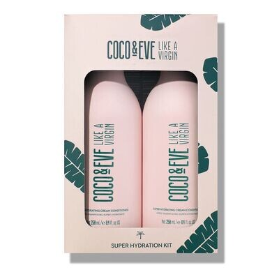 COCO &amp; EVE
SUPER HYDRATING KIT (SHAMPOO &amp; CONDITIONER DUO)