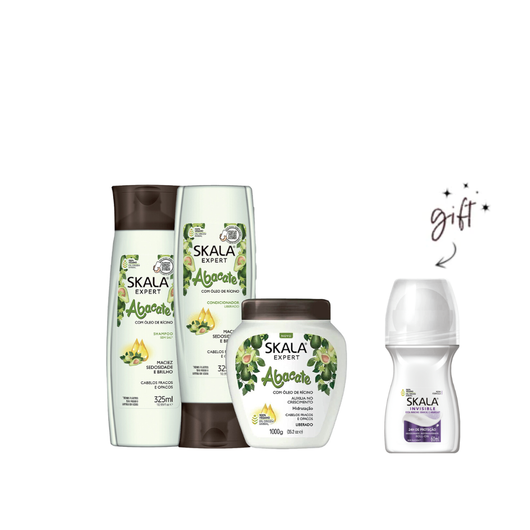 Skala 2 in 1 Avocado Bundle + FREE SKALA DEODORANT