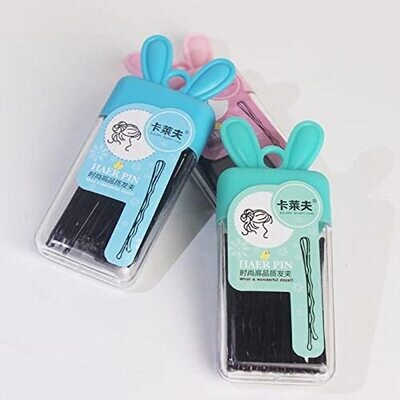 Bunny Bobby Pins in a box