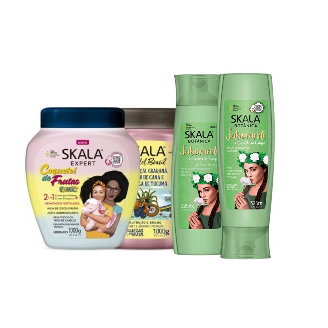 WAVY AND CURLY HAIR SKALA PACKAGE + FREE MOISTURIZER