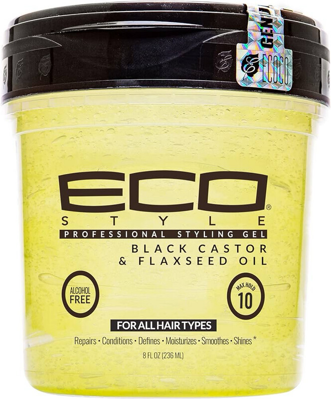 Eco Style Black Castor &amp; Flaxseed Oil Professional Styling Gel 227mL