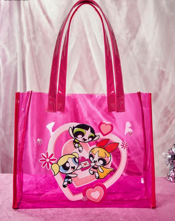 THE POWERPUFF GIRLS Tote Bag Pink Color