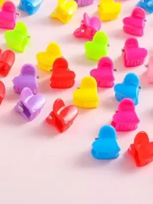Small Claw Clips Set of 18 Random Color
