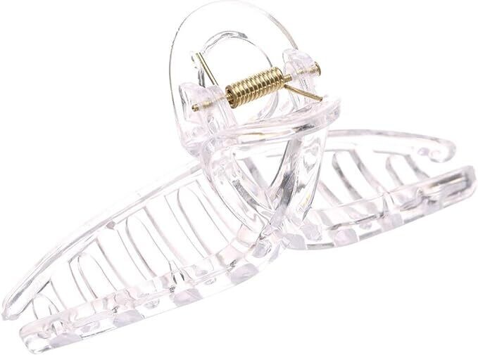 Transparent Retro Frosted Shark Hair Clip