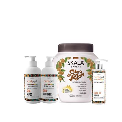 CURLY GIRL ARGAN HYDRATION BUNDLE