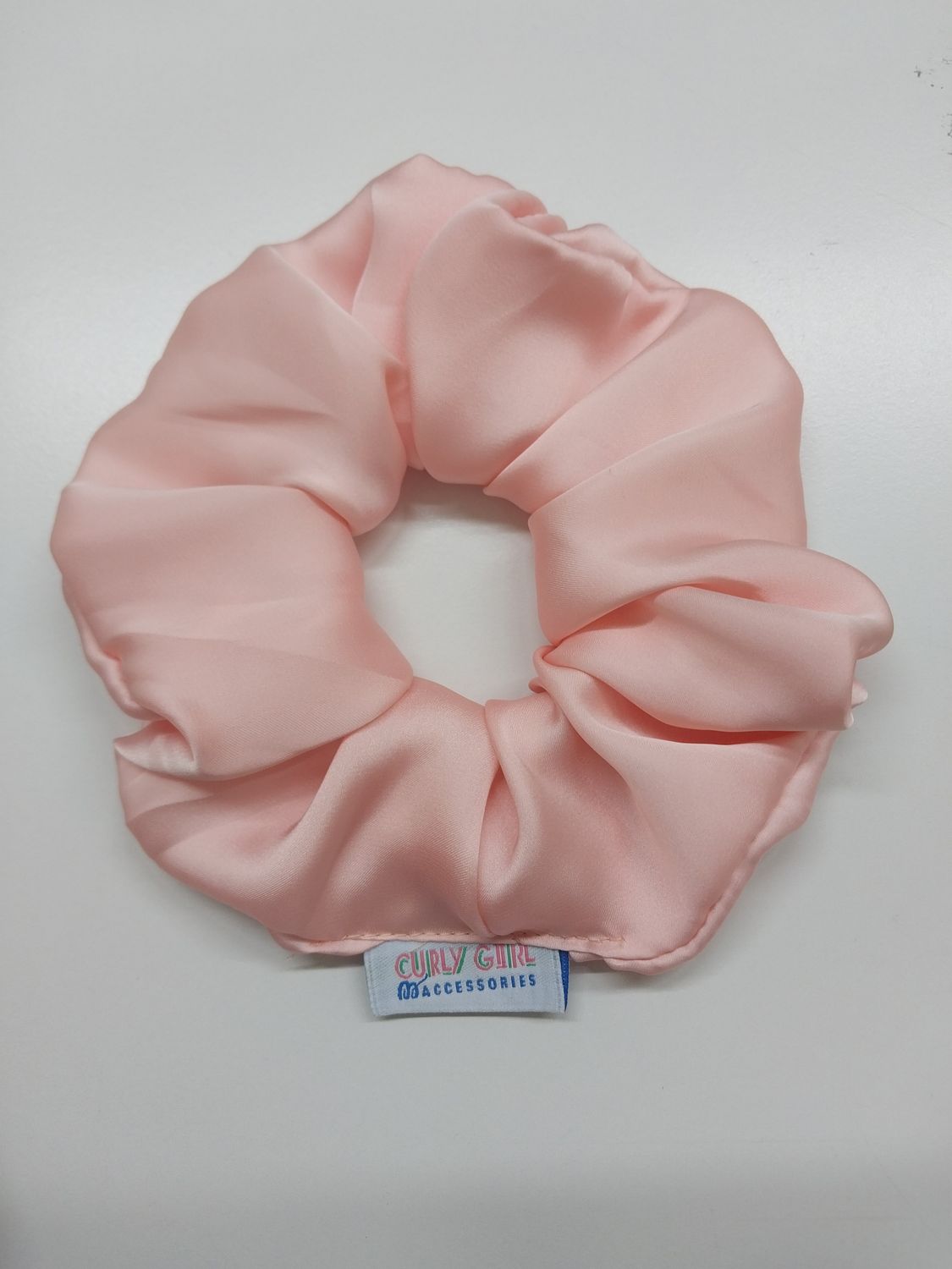 Silky Satin Scrunchie Original, Color: Light Pink
