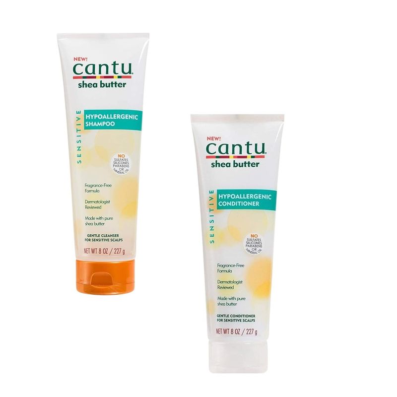 Cantu Hypoallergenic Shampoo Conditioner Set