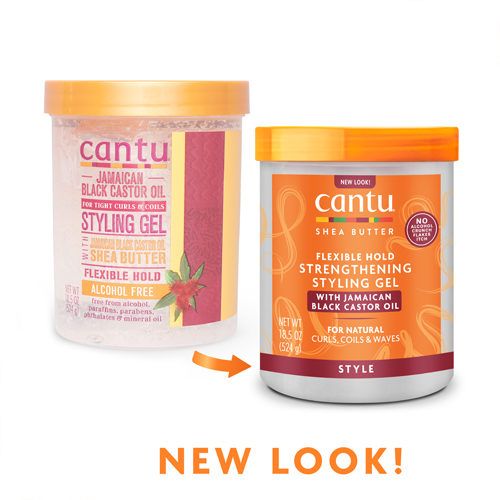 Cantu Shea Butter Maximum Hold Styling Gel With Jamaican Black Castor Oil 18.5oz