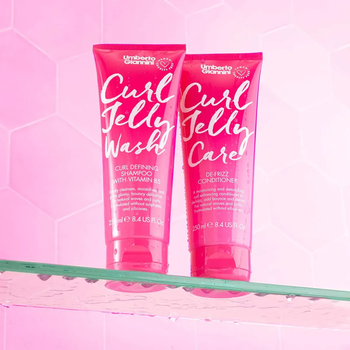 Umberto Giannini Curl Jelly Shampoo &amp; Conditioner Kit