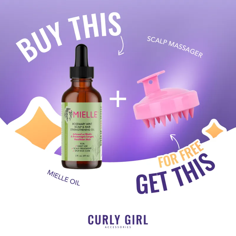 Mielle, Scalp &amp; Hair Strengthening Oil, Rosemary Mint, 2 fl oz (59 ml) 