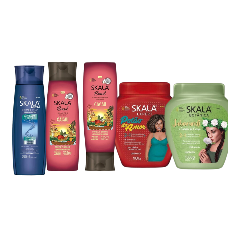 WAVY AND CURLY DYED HAIR SKALA PACKAGE