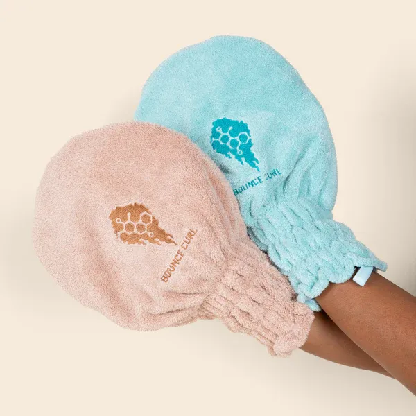 Bounce Curl Hair Drying Mittens