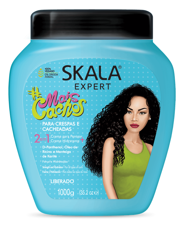 Skala 2-in-1 - More Curls Mais Cachos hair mask and combing cream - 1kg